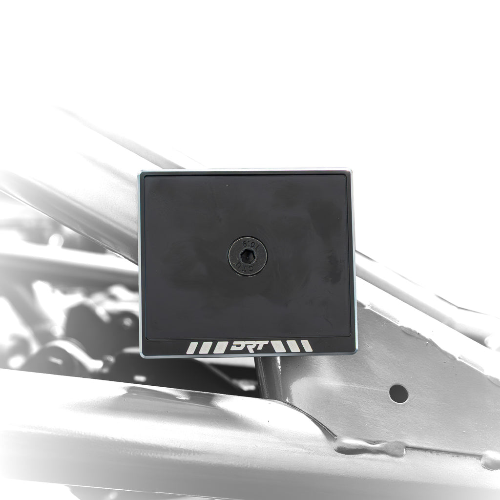 DRT Motorsports Universal Registration Sticker Holder Plate 3.80" X 3.06" (NEVADA, OREGON, ETC.); 2.00" Clamp - Image 2