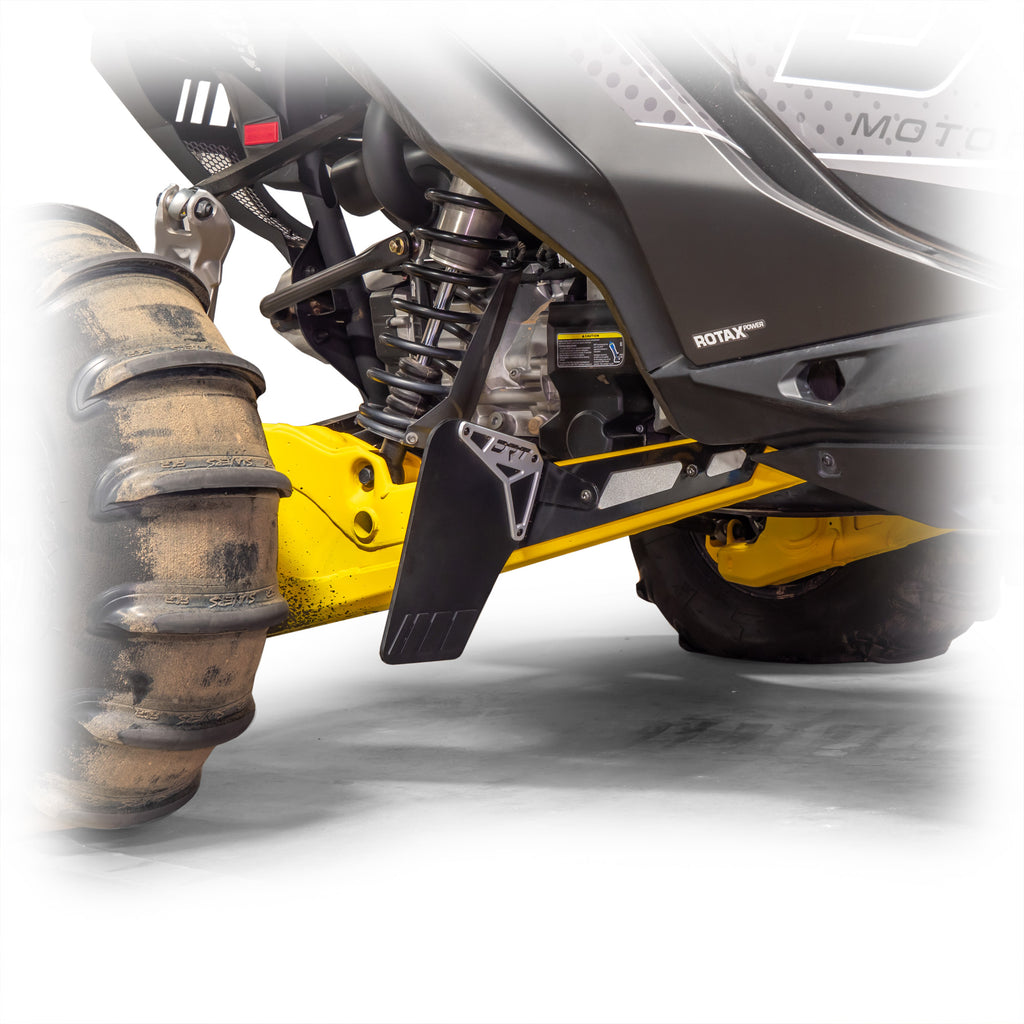 DRT Motorsports Can Am Maverick R Billet Rear Aluminum Mud/Rock Guard Kit - Image 6