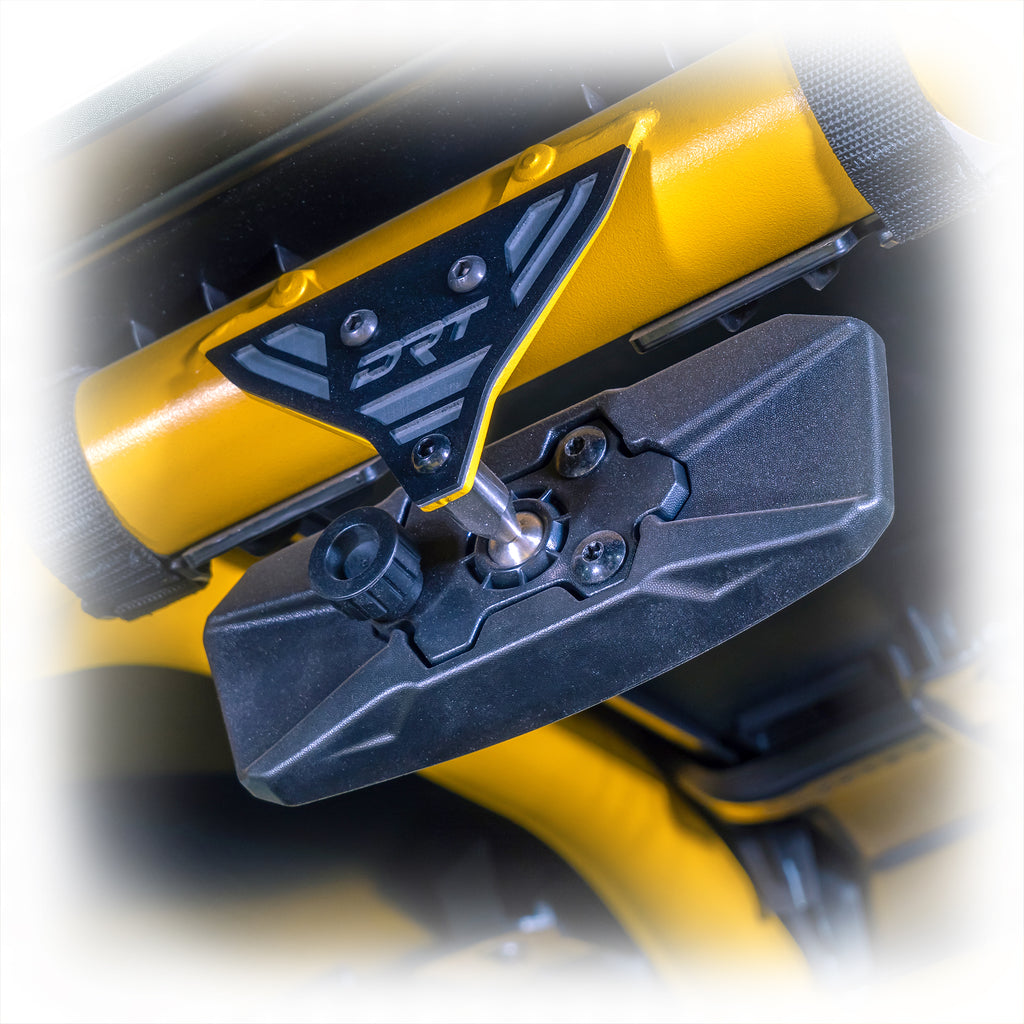 DRT Motorsports CanAm Maverick X3 / R Center Mirror Tab Cover Plate for OEM Cage - Image 5