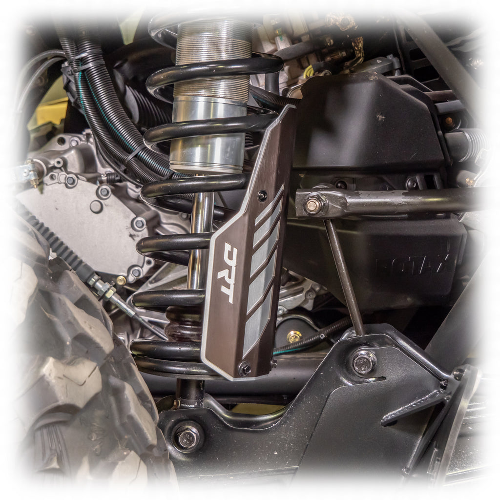 DRT Motorsports CanAm X3 / Maverick R Rear Aluminum Shock Guards