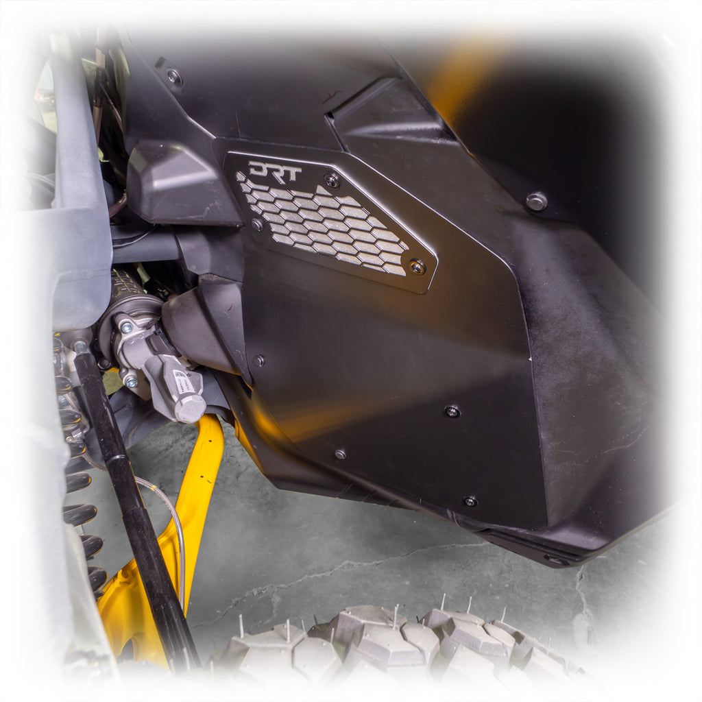 DRT Motorsports Can Am Maverick R Front Aluminum Rock Guard Kit - Image 4