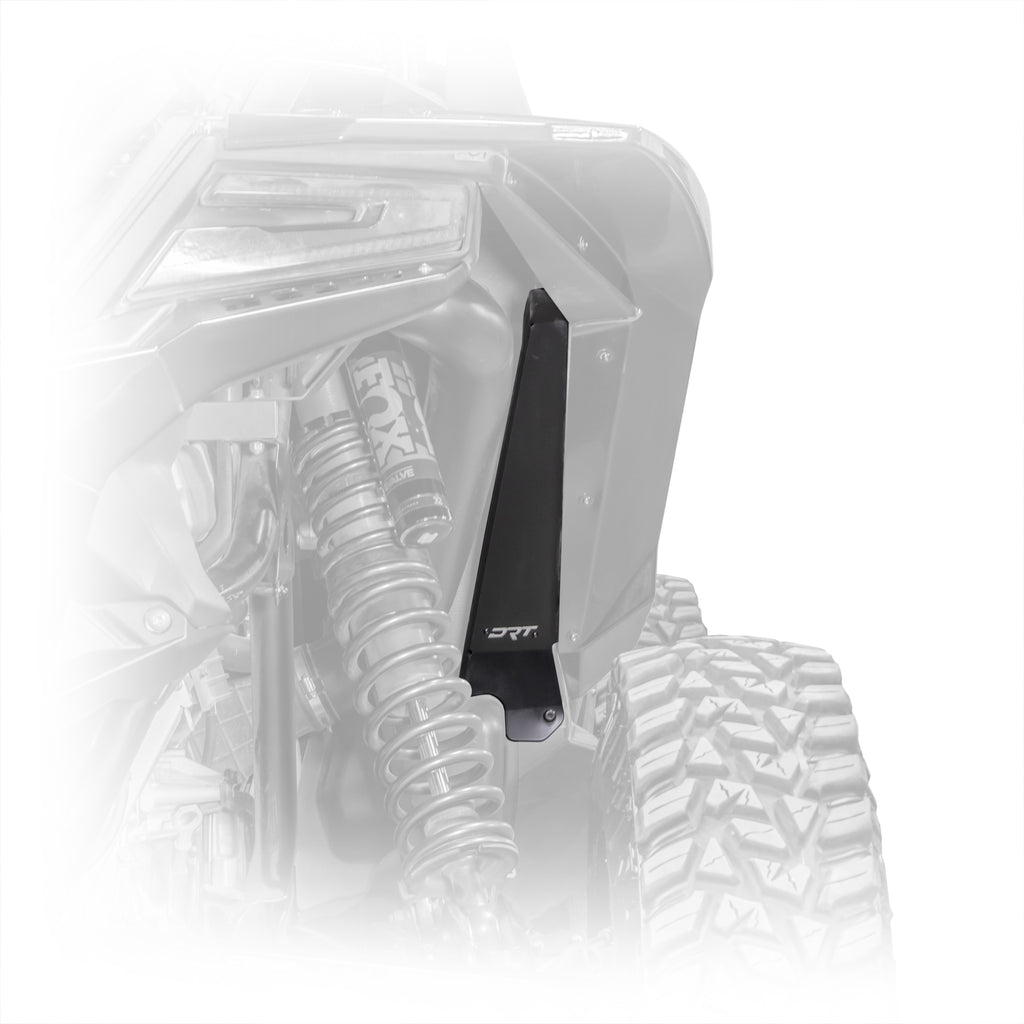 DRT Motorsports Polaris Pro R 2022-2024 Aluminum Rear Inner Fender Guards - Image 2