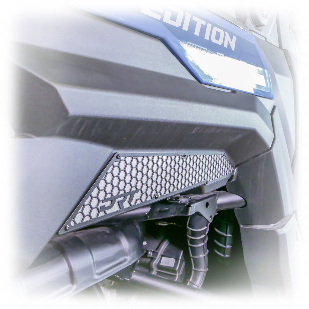 DRT Motorsports Polaris XPEDITION Rear Fender Mesh Set (Black/Raw) - Image 6