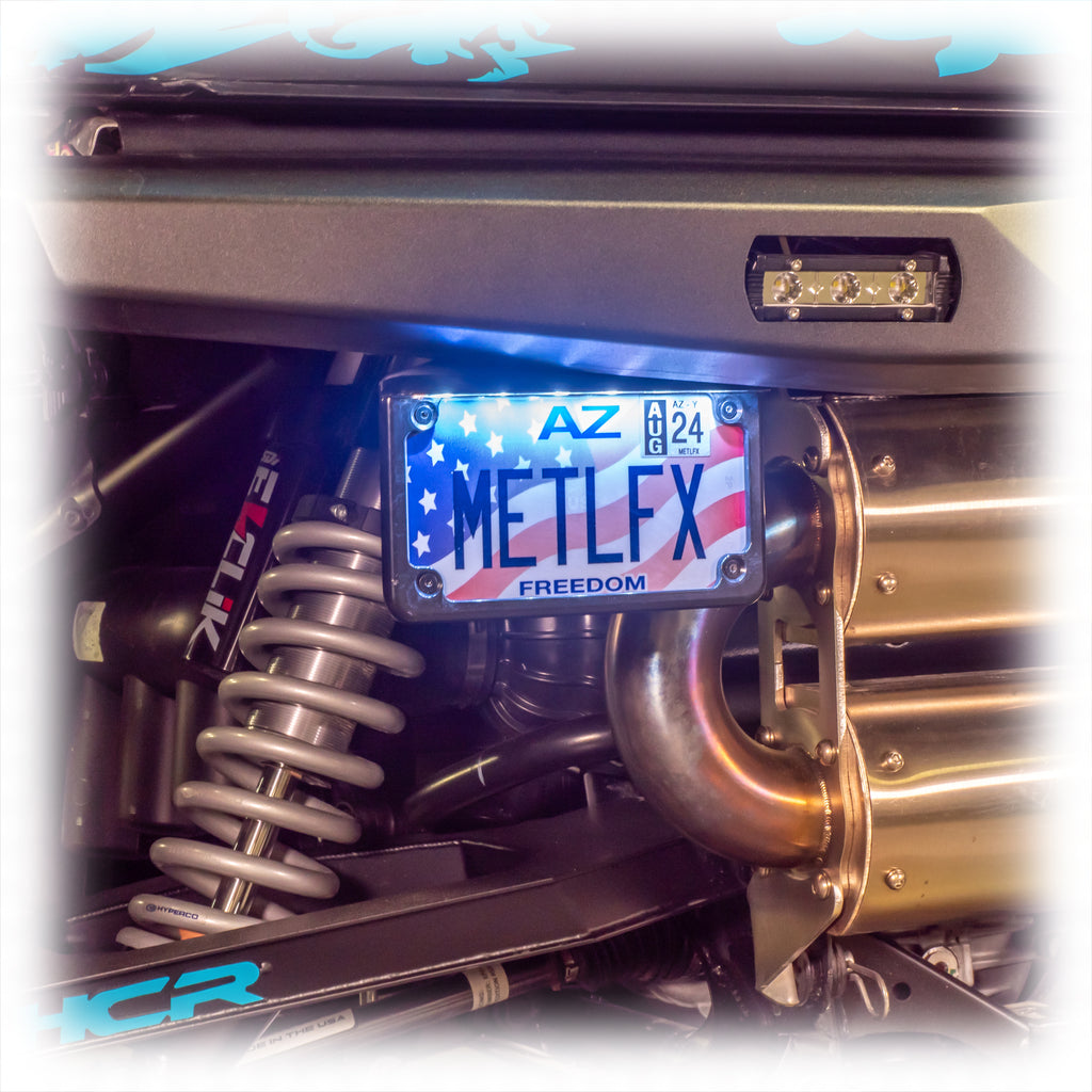 DRT Motorsports Polaris XPEDITION Rear Bumper License Plate Bracket - Image 4