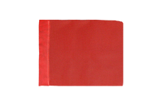 Load image into Gallery viewer, 10"X12" HEAVY MESH FLORESCENT ORANGE FLAG W/RFLECTIVE YELLOW X