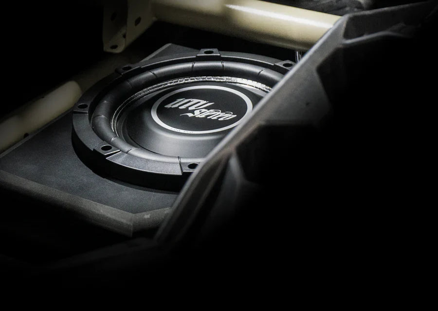 Can-Am® X3 Low Profile Front Driver Side 10” Sub Box Enclosure – Unloaded | UTVS