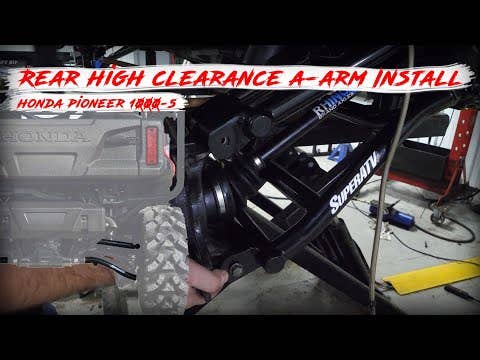 Honda Pioneer 1000 1.5" Offset High Clearance Rear A-Arms