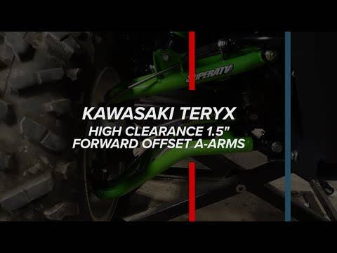 Kawasaki Teryx KRX High Clearance 1.5" Forward Offset A-Arms