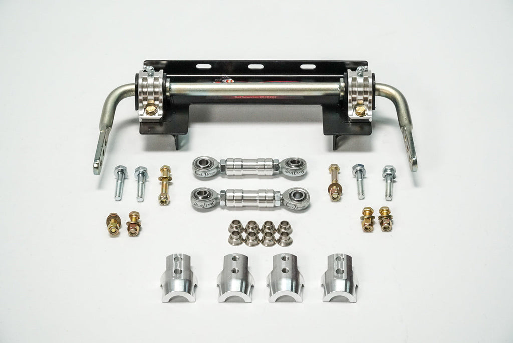 Complete front sway bar kit