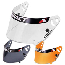 Load image into Gallery viewer, Impact Racing Helmet Shield - Dark Smoke