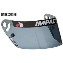 Load image into Gallery viewer, Impact Racing Helmet Shield - Dark Smoke