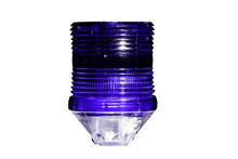 Load image into Gallery viewer, 2 PIECE LAMP SHIELD - CLEAR BASE - AMBER TOP