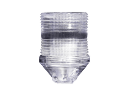 2 PIECE LAMP SHIELD - CLEAR BASE - GREEN TOP