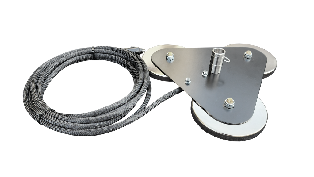 MAGNETIC MOUNT - TRIANGLE W/THREE 5" MAGNETS W/AUTOMOBLIE AUXILIARY POWER OUTLET(14FT LEAD)