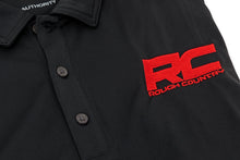 Load image into Gallery viewer, Rough Country Polo | Rough Country Logo | Black | Moisture Wicking | Size Large