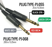 Load image into Gallery viewer, Replacement Main Cable for RA200 General Aviation Pilot Headsets