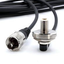 Load image into Gallery viewer, 17 Ft Antenna Coax Cable with 3/8  NMO (TM) Thick Mount