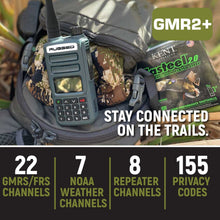 Load image into Gallery viewer, 2 Pack - Rugged GMR2 PLUS - GMRS and FRS Two Way Handheld Radios - Safety Orange
