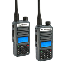 Load image into Gallery viewer, 2 Pack - Rugged GMR2 PLUS - GMRS and FRS Two Way Handheld Radios - Safety Yellow