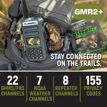 Load image into Gallery viewer, Adventure Pack - Rugged GMR2 PLUS - GMRS and FRS Two Way Handheld Radios with Accessories - Safety Orange