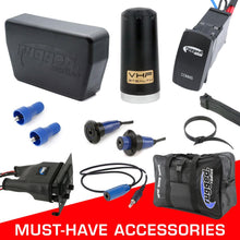 Load image into Gallery viewer, Alpha Accessory Pack For Rugged UTV SXS Intercom Radio Communication Systems - With Intercom Extension Cables (for Helmet Kits)