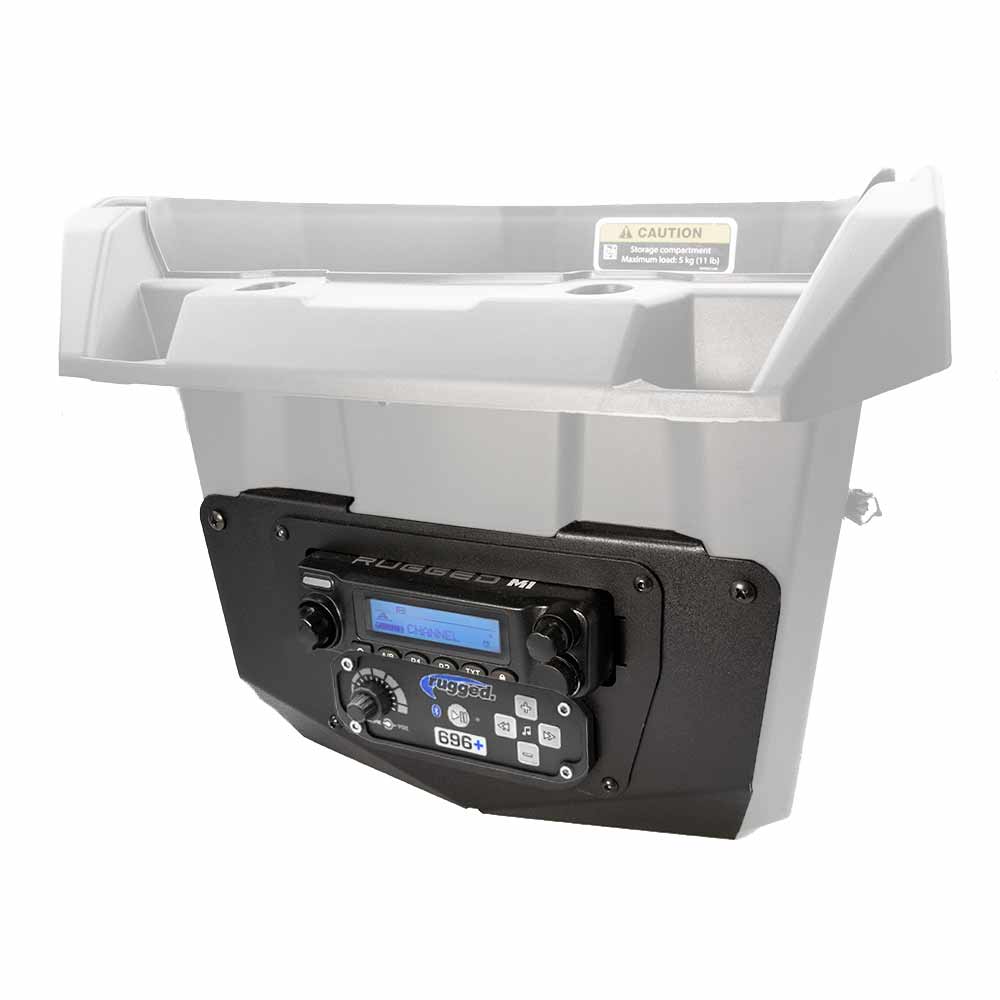 Can-Am Commander and Late Model Maverick Complete Communication Kit with Bluetooth Intercom and 2-Way Radio - Glove Box Mount - STX Stereo / G1 GMRS