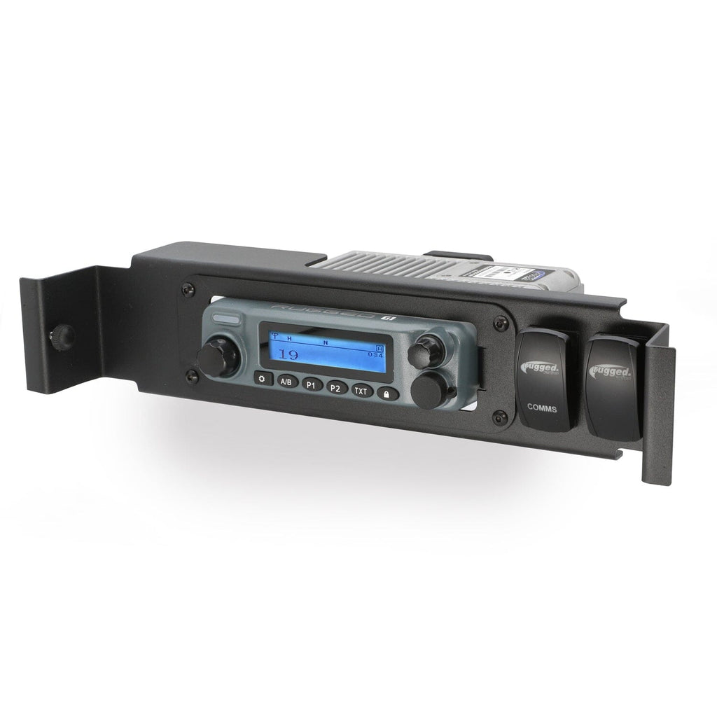 Center Console Radio Mount for Ford Chevy GMC and Ram TRX Trucks - Rugged Radios M1/G1/G4/RM45/RM60/GMR45