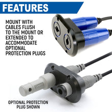 Load image into Gallery viewer, Dual Headset / Helmet Jack Flush Mount - Offroad