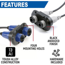 Load image into Gallery viewer, Dual Headset / Helmet Jack Flush Mount - STX Stereo