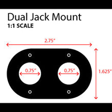 Load image into Gallery viewer, Dual Headset / Helmet Jack Flush Mount - STX Stereo