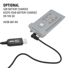 Load image into Gallery viewer, GMR2 Replacement Battery with 12v Charge Port and Belt Clip - Safety Orange