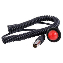 Load image into Gallery viewer, Hole Mount Steering Wheel Push to Talk (PTT) with Coil Cord  for Car Harnesses