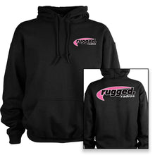 Load image into Gallery viewer, Rugged Radios PINK Pullover Hoodie - Black - MD