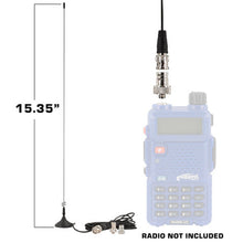 Load image into Gallery viewer, Magnetic Mount Dual Band Antenna for Rugged Handheld Radios R1 RDH-X V3 RDH-16 RH-5R