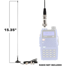 Load image into Gallery viewer, Magnetic Mount Dual Band Antenna for Rugged Handheld Radios R1 RDH-X V3 RDH-16 RH-5R