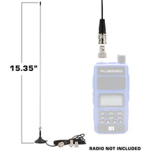 Load image into Gallery viewer, Magnetic Mount Dual Band Antenna for Rugged Handheld Radios R1 RDH-X V3 RDH-16 RH-5R