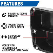 Load image into Gallery viewer, Magnetic Radio &amp; Intercom Cover for Rugged Radios Multi Mount Insert