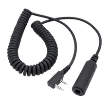 Load image into Gallery viewer, OFFROAD Headset / Helmet Coil Cord Cable for Rugged Radios and Kenwood Radios