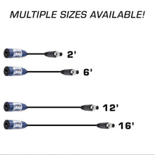 Load image into Gallery viewer, OFFROAD Straight Cable to Intercom (Select Length) - 16  Feet
