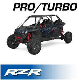 Polaris RZR PRO XP - Turbo R - Pro R - Complete Communication Kit with Bluetooth Intercom and 2-Way Radio - 696 PLUS Remote Head / G1 GMRS / Radio Side Mount