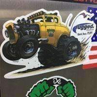 Load image into Gallery viewer, Rugged Radios  32 Die Cut Sticker