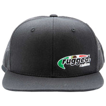 Load image into Gallery viewer, Rugged Radios MEXICAN FLAG Flat Bill Snapback Hat - Black