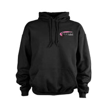 Load image into Gallery viewer, Rugged Radios PINK Pullover Hoodie - Black - XL