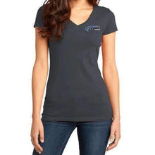 Load image into Gallery viewer, Rugged Radios WORK RACE PLAY Ladies T-Shirt - Grey - Small