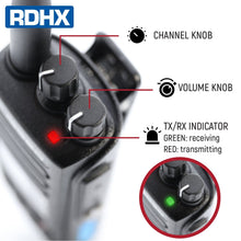 Load image into Gallery viewer, WATERPROOF - Rugged RDH-X - Business Band Two Way Handheld Radio - Digital and Analog - Safety Yellow