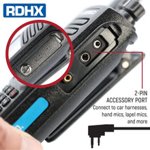 Load image into Gallery viewer, WATERPROOF - Rugged RDH-X - Business Band Two Way Handheld Radio - Digital and Analog - Safety Yellow