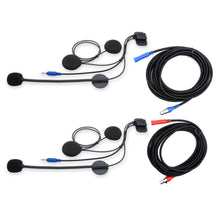 Load image into Gallery viewer, SUPER SPORT Wired Helmet and Cable Kit with Alpha Audio Speakers and Mic