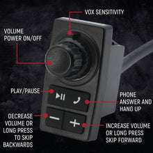 Load image into Gallery viewer, STX STEREO Remote Head Complete Master Communication Kit with Intercom and 2-Way Radio - G1 GMRS