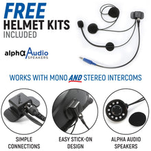 Load image into Gallery viewer, Yamaha Wolverine RMAX Complete Communication Kit with Rocker Switch Bluetooth Intercom and 2-Way Radio - STX Stereo Remote Head / M1 VHF Business Band