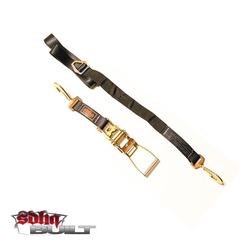 SDHQ 2" Strap w/ Long Ratchet Handle and Twisted Snap Hooks Straps SDHQ Off Road 